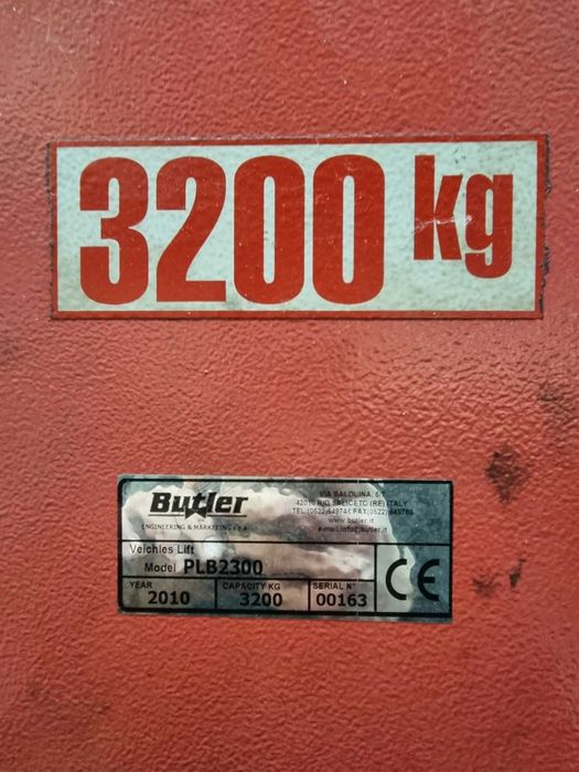 Podnośnik samochodowy śrubowy Bulter 3200kg
