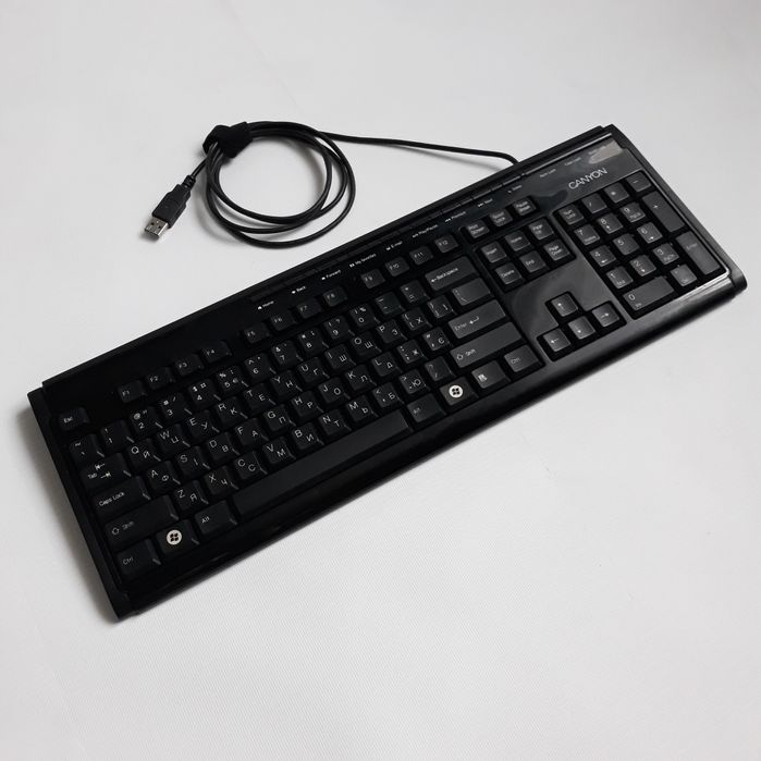 Дротова клавіатура Canyon CNR-KEYB9-UA Black