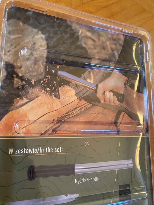 Saperka zestaw survival 6 w 1 siekiera/piła/nóż/szpadel