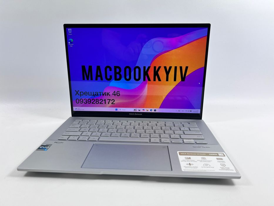 ASUS Zenbook 14 i9 13900H 16GB RAM 1TB SSD 2880x1800 90 Hz Гарантія Магазин