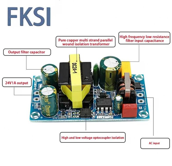 ac dc импульсный блок питания 12в 6а імпульсний блок живлення
