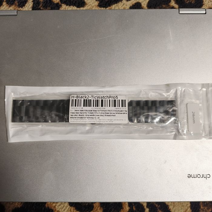 Металлический ремешок для часов 24мм