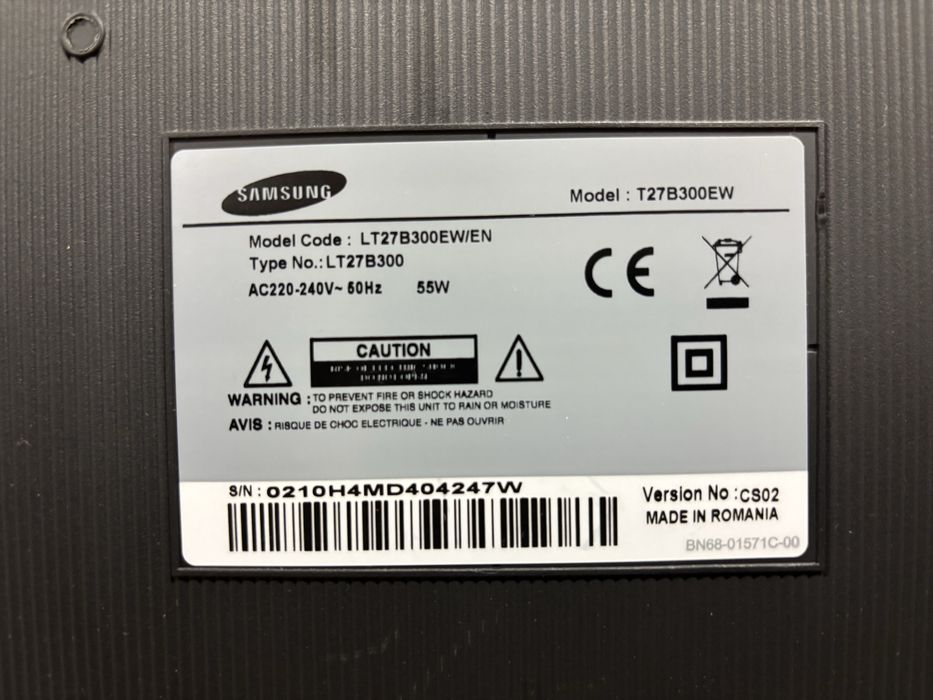 Monitor/TV de 27” com comando Samsung