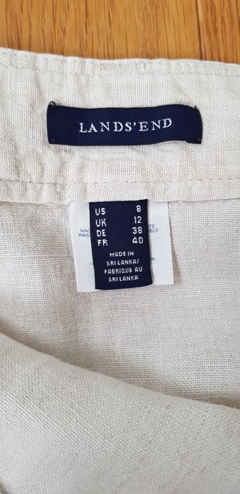 Spódnica lniana Land's End