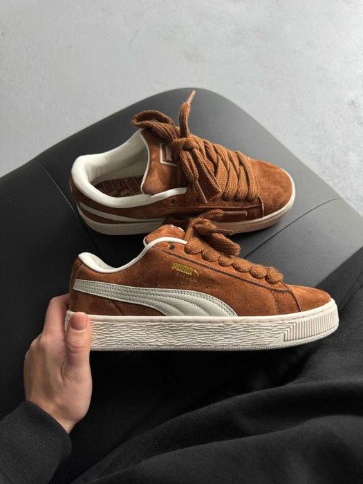!SALE! Puma Suede XL Brown/White 36 37 38 39 40 41 42 43 44 45 пума хл