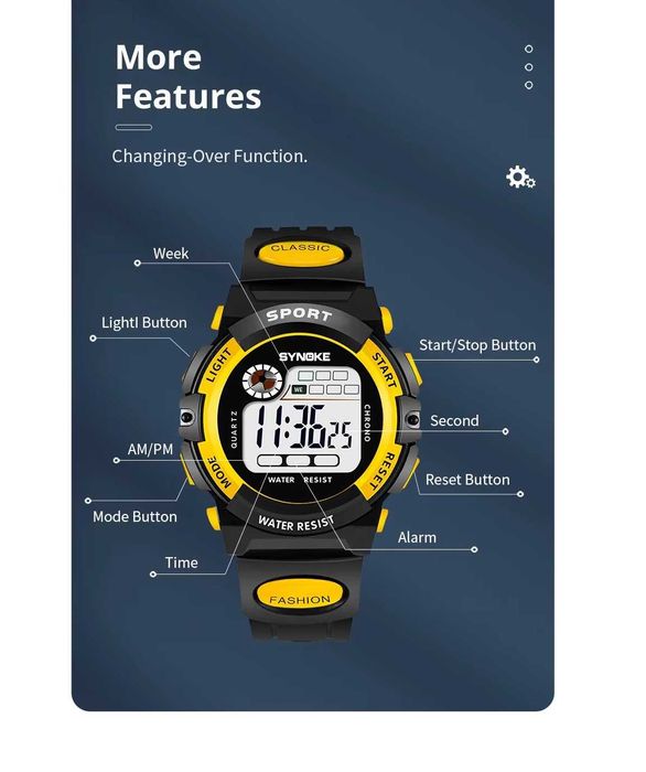 zegarek męski na rękę nowy/ SYNOKE [27]