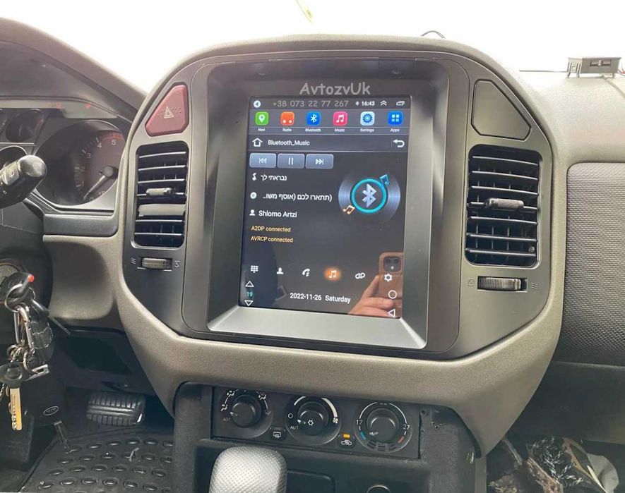 Магнітола PAJERO Mitsubishi Vagon PININ Паджеро GPS CarPlay Андроїд 16