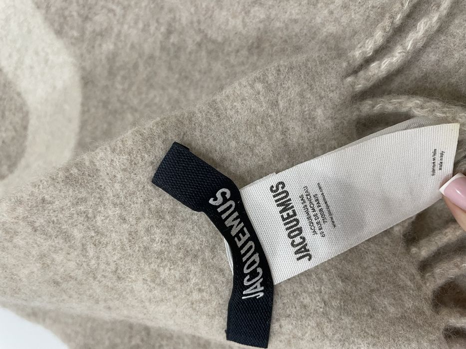 Шарф jacquemus оригінал 100% вовна