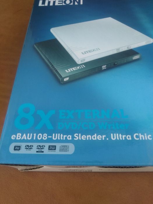 DVD/CD Slim, marca LITEON, entrada USB, NOVO