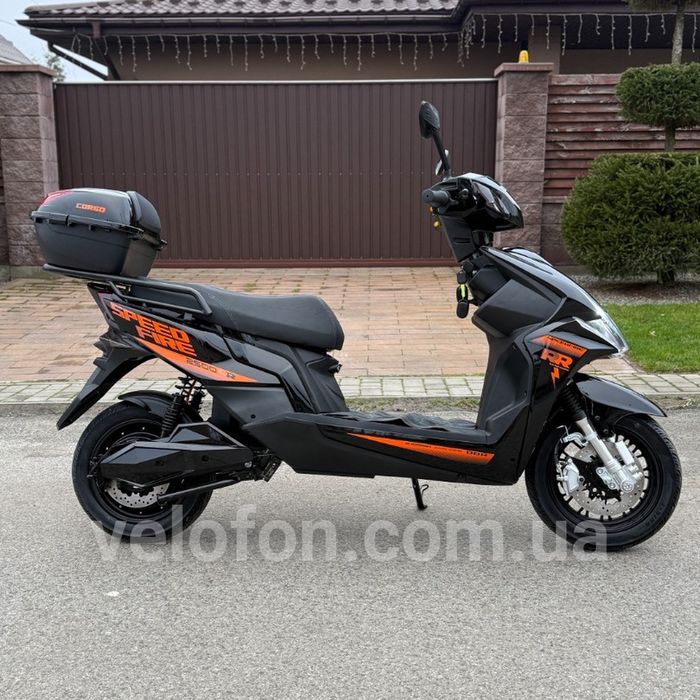 Електроскутер Corso SPEEDFIRE 2500W 72V/30Ah • пробіг до 86 км
