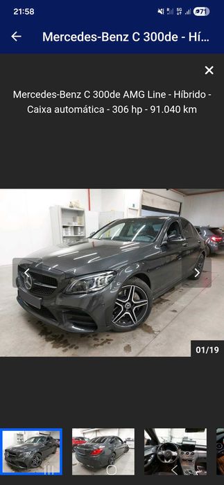 Mercedes C300 DE 306cv AMG LINE
