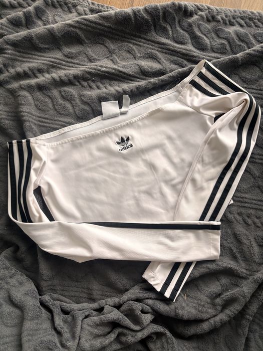 Кроп топ білий adidas