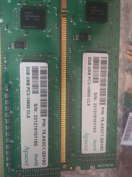 Оперативна память Ddr 3 2gbx2