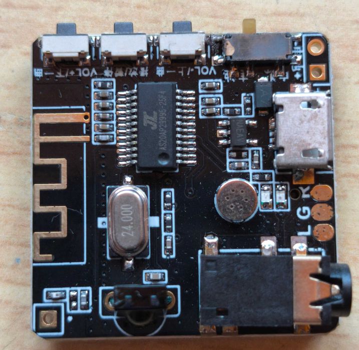 Moduł Bluetooth 5.0 MicroUSB - STEREO HiFi + PILOT IR