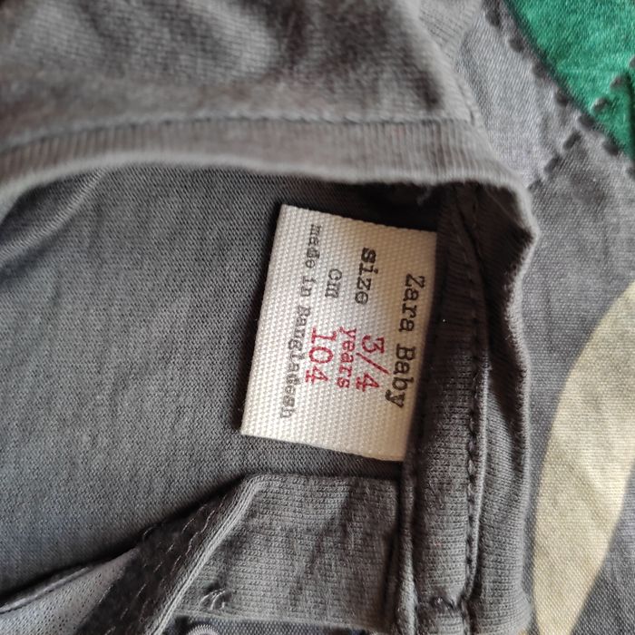 Bluzeczka długi rękaw Zara 104