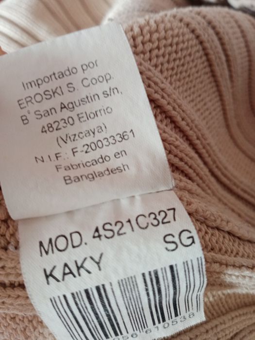 Elegancki, bawełniany sweter męski z Bangladeszu Visto Bueno