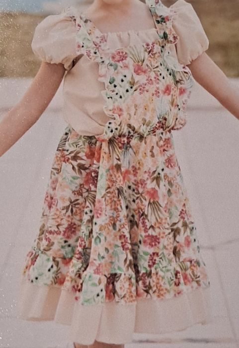 Vestido de camponesa 7-8 anos