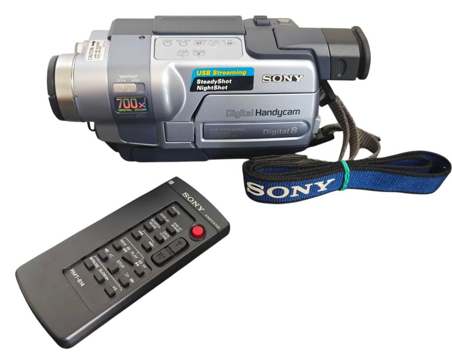 Sony Digital8 DCR-TRV245E – Kamera Cyfrowa Digital8 | USB Streaming | NightShot | SteadyShot