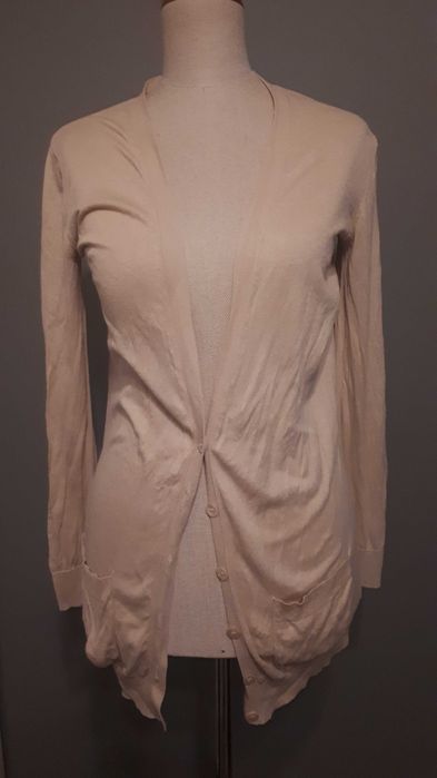 Max Mara - jedwabny sweter damski, kardigan - roz.M