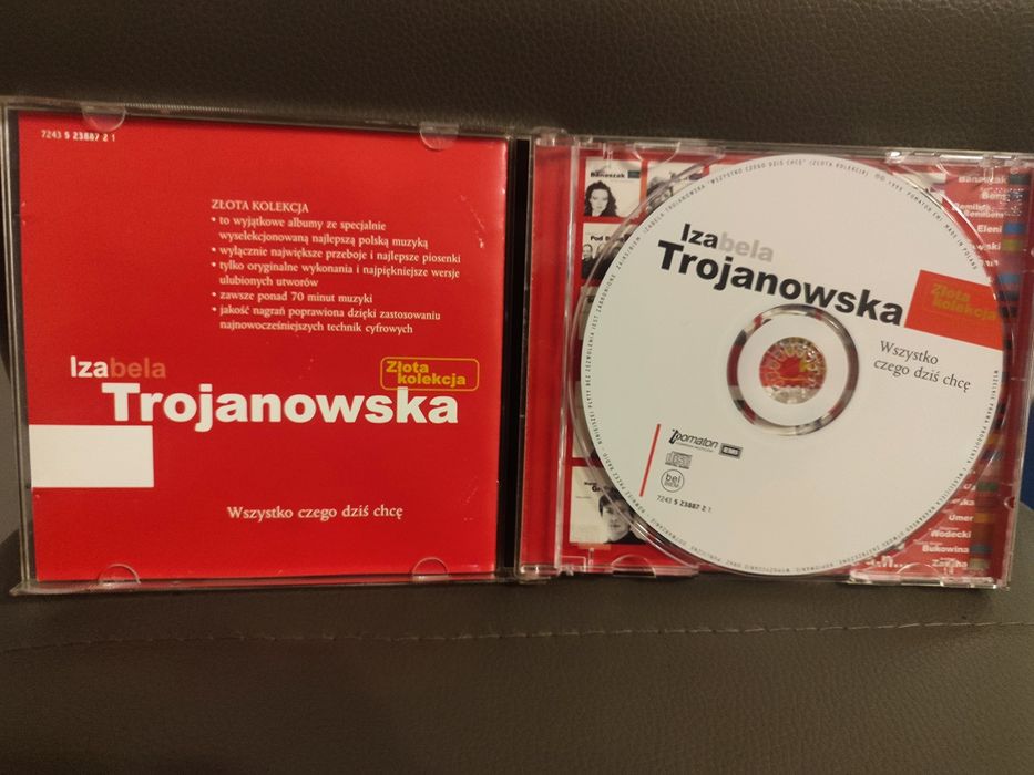 Izabela Trojanowska wszystko czego dziś chcę płyta CD złota kolekcja