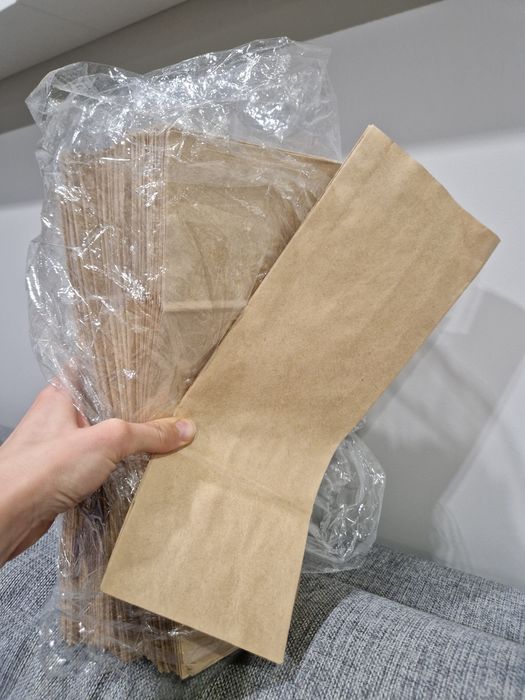 Torba papierowa klockowa prostokątna tutka