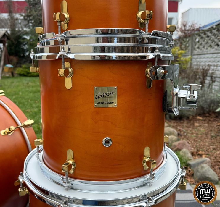 ‼️ Perkusja Cadeson Royal Custom 22", 12", 13", 16" Satin Amber ‼️