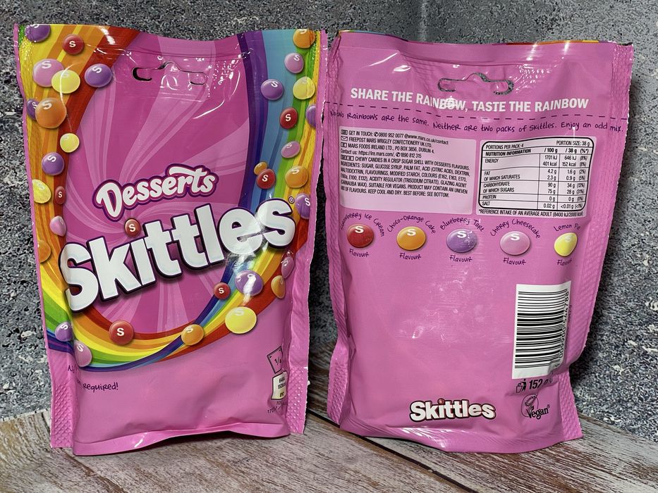 Драже Skittles Desserts Скітлс десертс 152 г