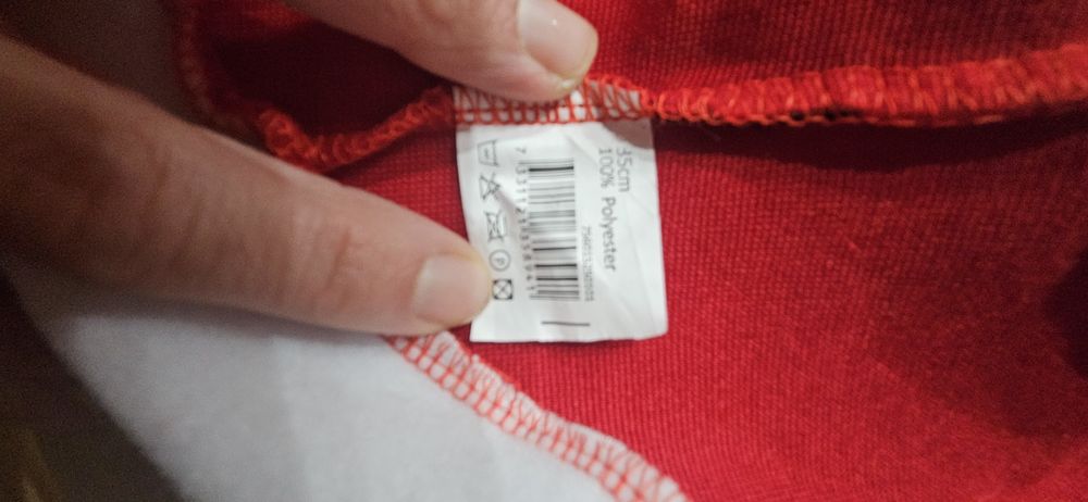 Ubranko ubranie dla psa pieska Mikołaj 35 cm nowe
