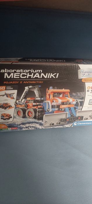 Gry planszowe+puzzle+clementoni laboratorium mechaniki