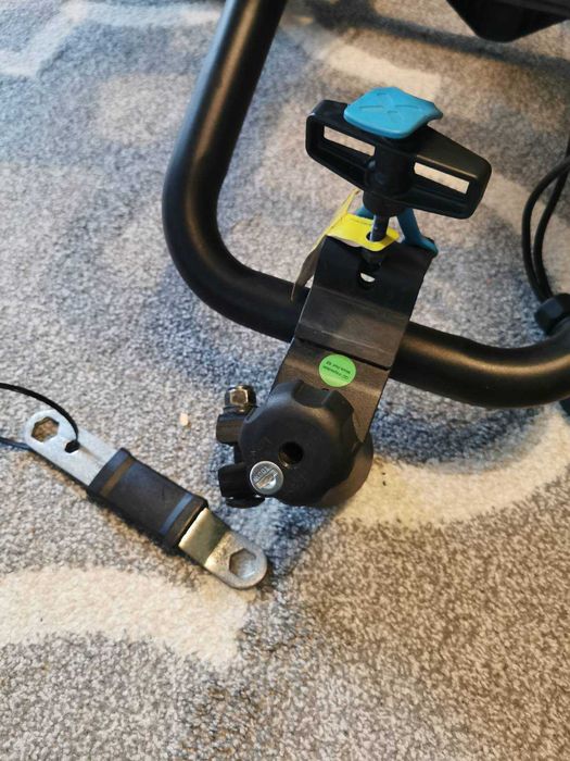 Bagażnik rowerowy na hak, uchylany 3 rowery, BTWIN 13 pin zamek