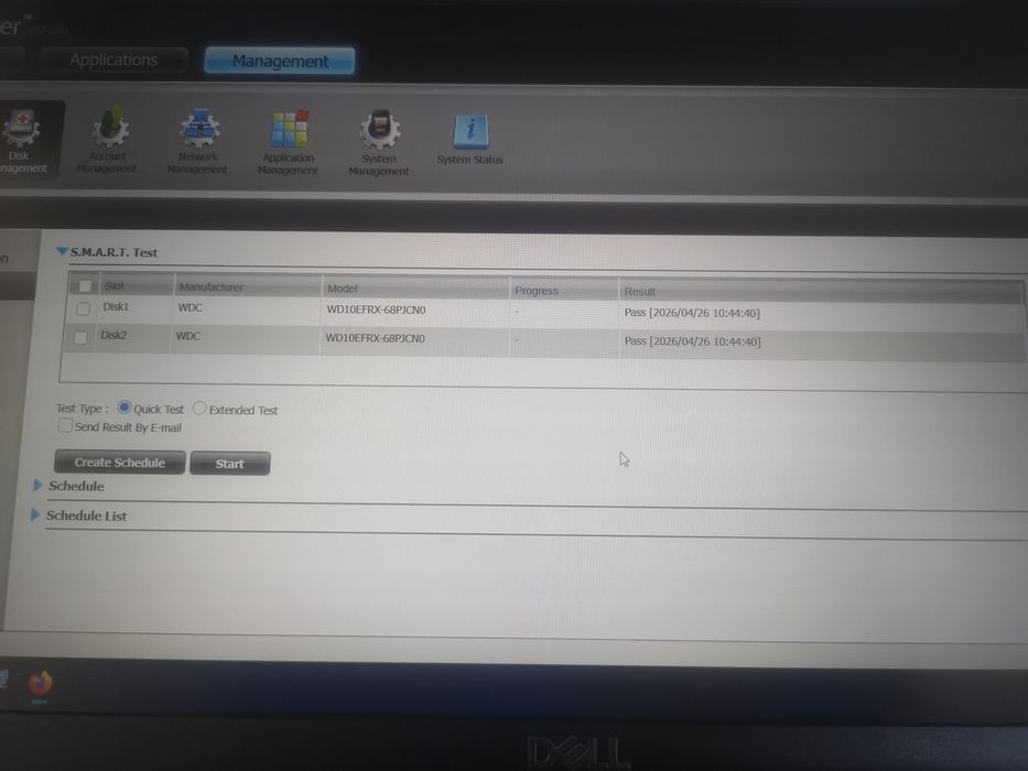D-Link NAS Backup DNS-320 + 2x dysk  1TB WD RED