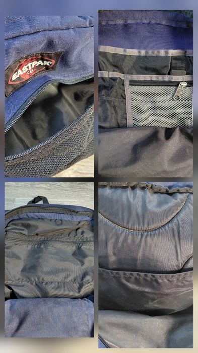 Оригінальний місткий рюкзак Eastpak U.S.A. вінтаж (із замшевим дном)