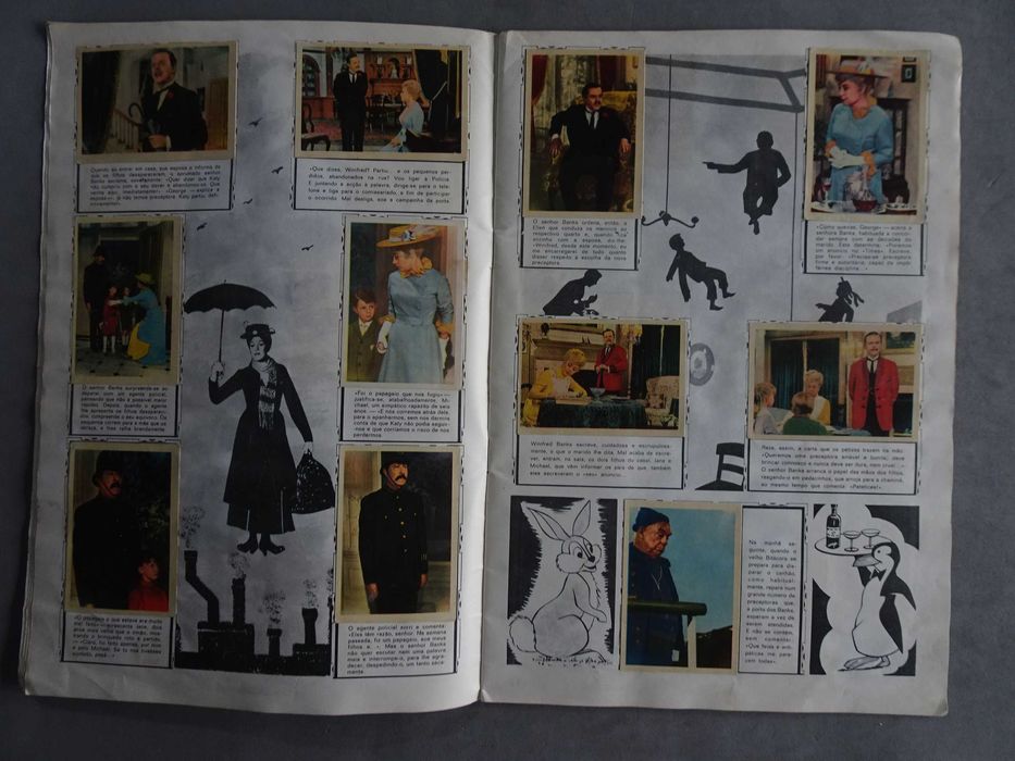 Caderneta de cromos completa Mary Poppins