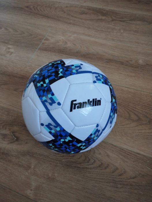 Franklin Size 3 Soccer Ball Blue Black With White Background, new Футбольний м'яч Franklin (розмір 3), синьо-чорний на білому тлі, новий
