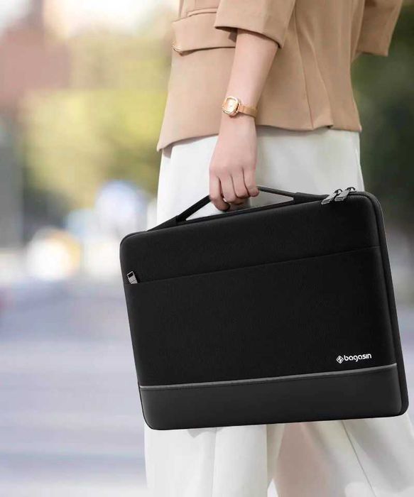 Сумка чехол для ноутбука 16" дюймів, Bagasin ручка, якісний захист