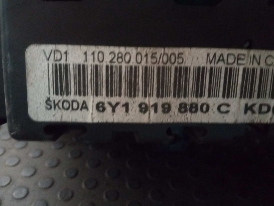 Quadrante / painel de instrumentos SKODA Fabia I Hatchback (6Y2)