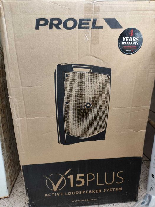 Altifalante ativo PROEL V15PLUS  + Suporte Proel FRE180BKV2