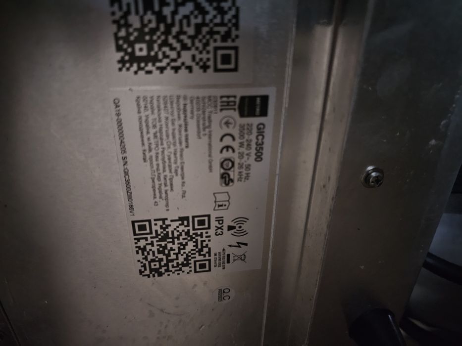 Placa de indução individual