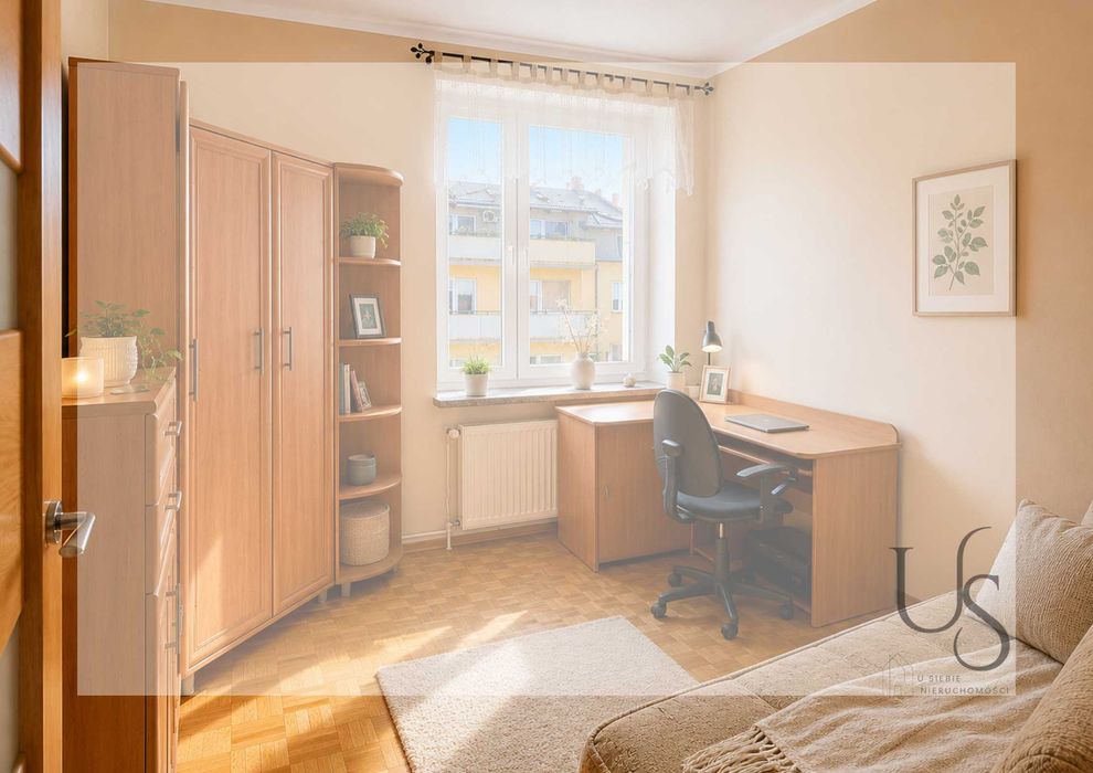 Między jeziorem a centrum - wygodne 3 POKOJE z balkonem