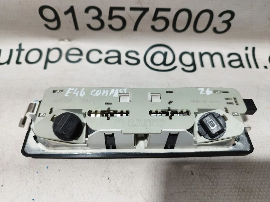 PLAFONIER BMW SERIE 3 E46 COMPACT 63316908910