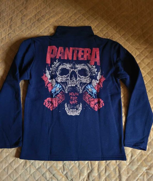 Czarna bluza rozpinana Pantera rozpinana M