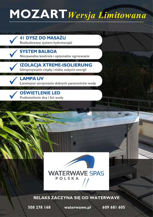 Wanna SPA MOZART Ogrodwe jacuzzi od Waterwave