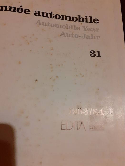 Livros antigos L'année automobile