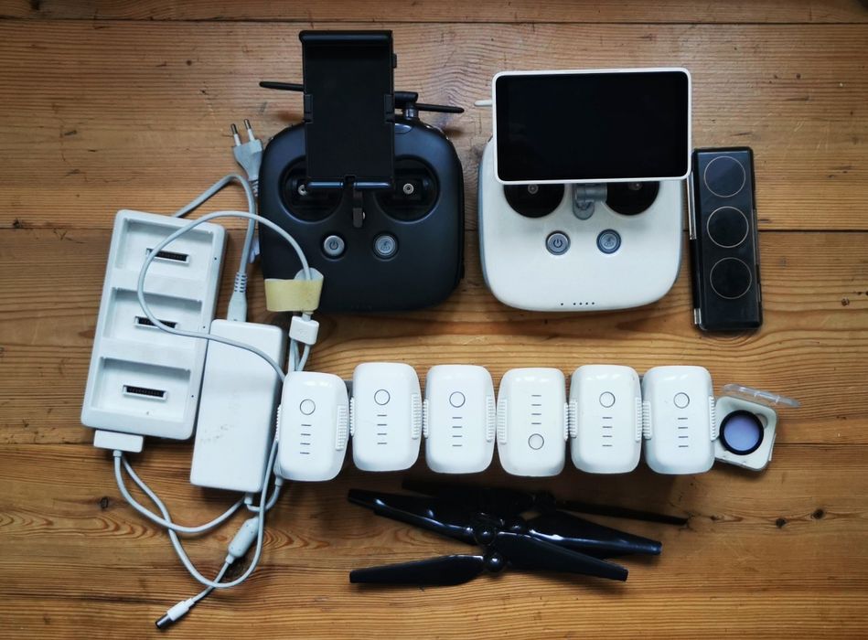 Dji Phantom 4 advanced/pro kontroler baterie filtry
