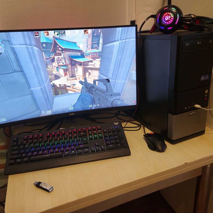 Игровой пк i7 gtx 1060 ram 10 gb ssd 320 gb  (возможно с монитором 75 гц )