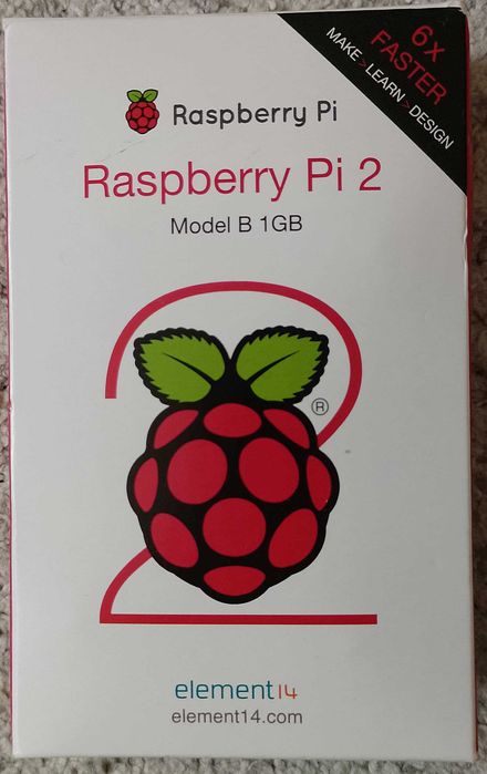 raspberry pi 2 B 1GB + obudowa, radiatory, zasilacz z włącznikiem