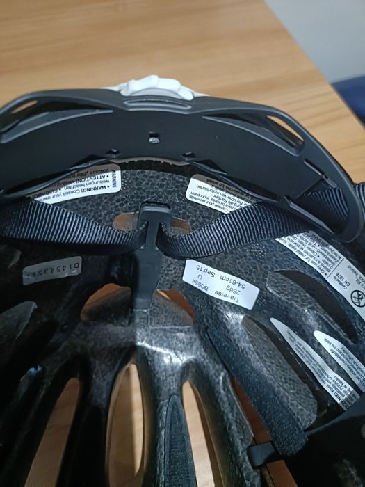 Capacete ciclismo e sapatos