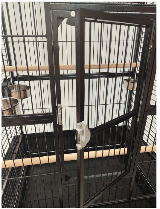 Gaiola grande Papagaio com poleiro - PORTES GRÁTIS