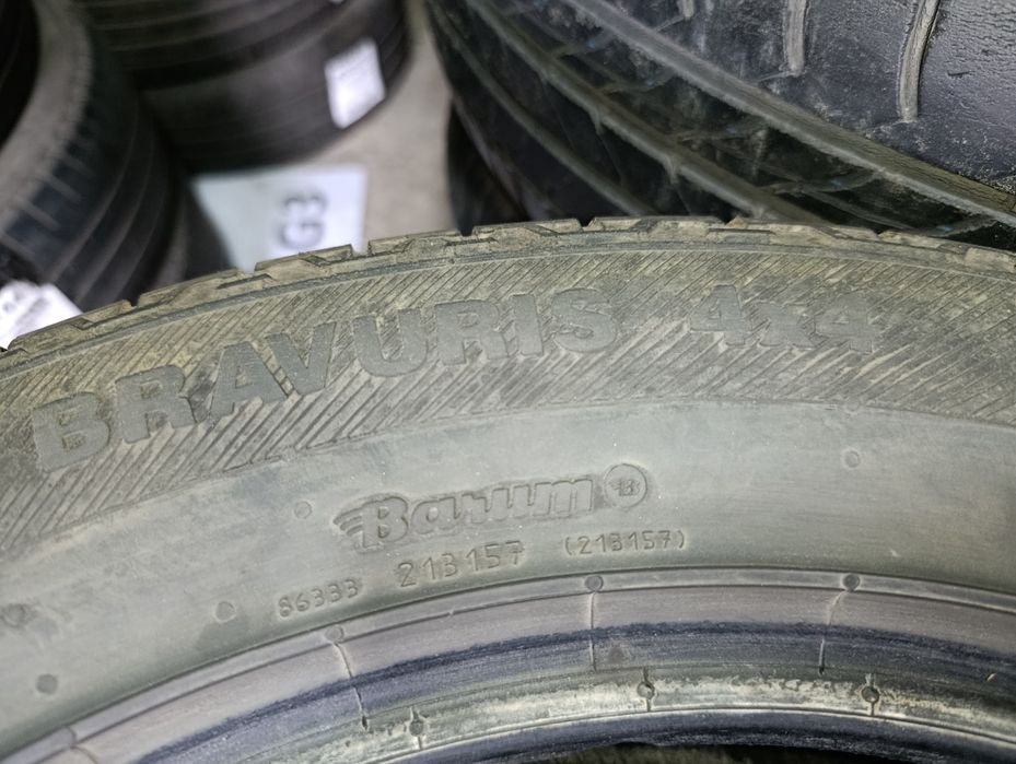 Шины 215/60 R17 Barum б/у лето 5.5/6мм комплект U6