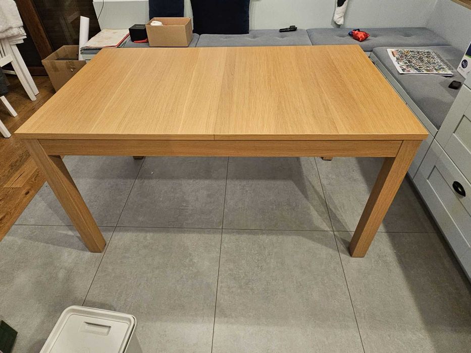 Stół IKEA Bjustra prostokątny, rozkładany na 3 roz - dostawa gratis